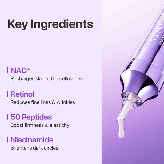 numbuzin No.9 NAD+ Retinol Volumetox Eye Cream - 10ml - gallery image 1