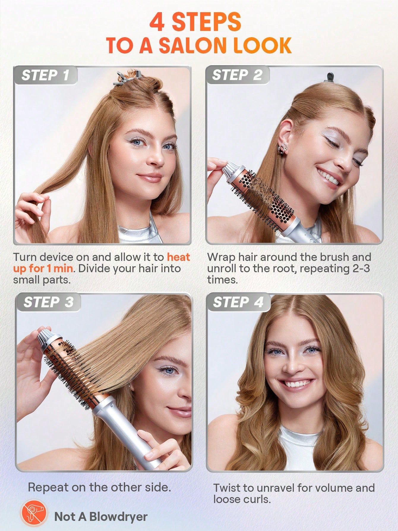 Sheglam Curl Thermal Blowout Brush – 38mm