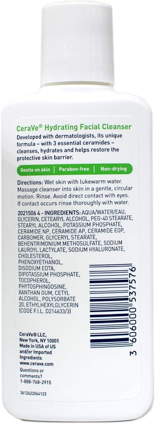 CeraVe Hydrating Facial Cleanser 87ml β 100% Original Imported