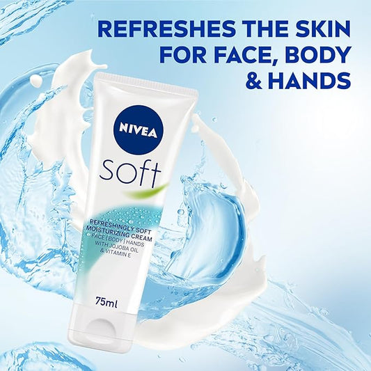 NIVEA Soft Refreshingly Soft Moisturizing Cream (75ml)