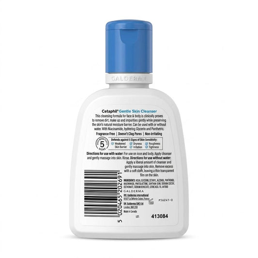 Cetaphil Gentle Skin Cleanser 118ml – 100% Original Imported