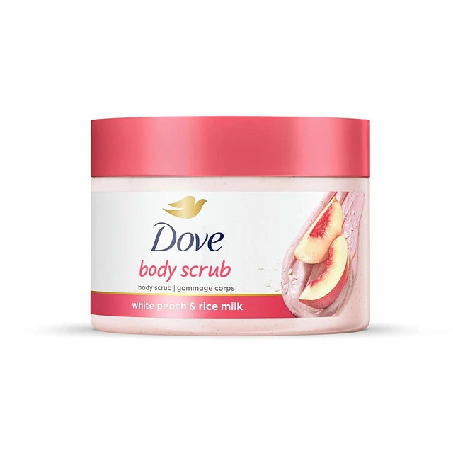 Dove Body Scrub White Peach & Crushed Rice