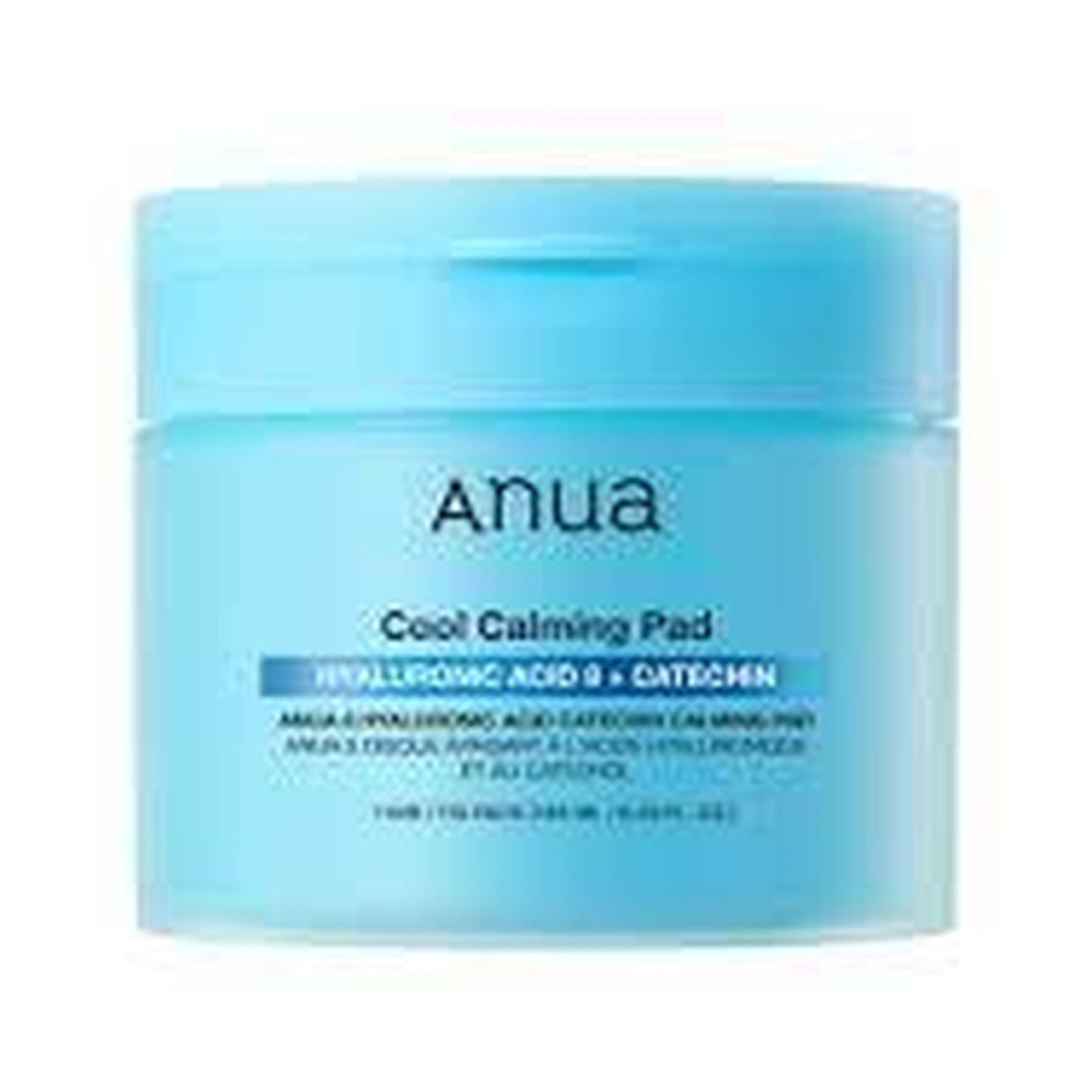 Anua Cool Calming Pad: Hyaluronic Acid 8 + Catechin - 110 pads / 185ml - main product image