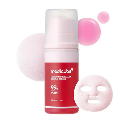 Medicube PDRN Pink Collagen Bubble Serum - 95ml - main product image