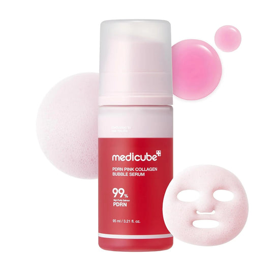Medicube PDRN Pink Collagen Bubble Serum - 95ml - main product image