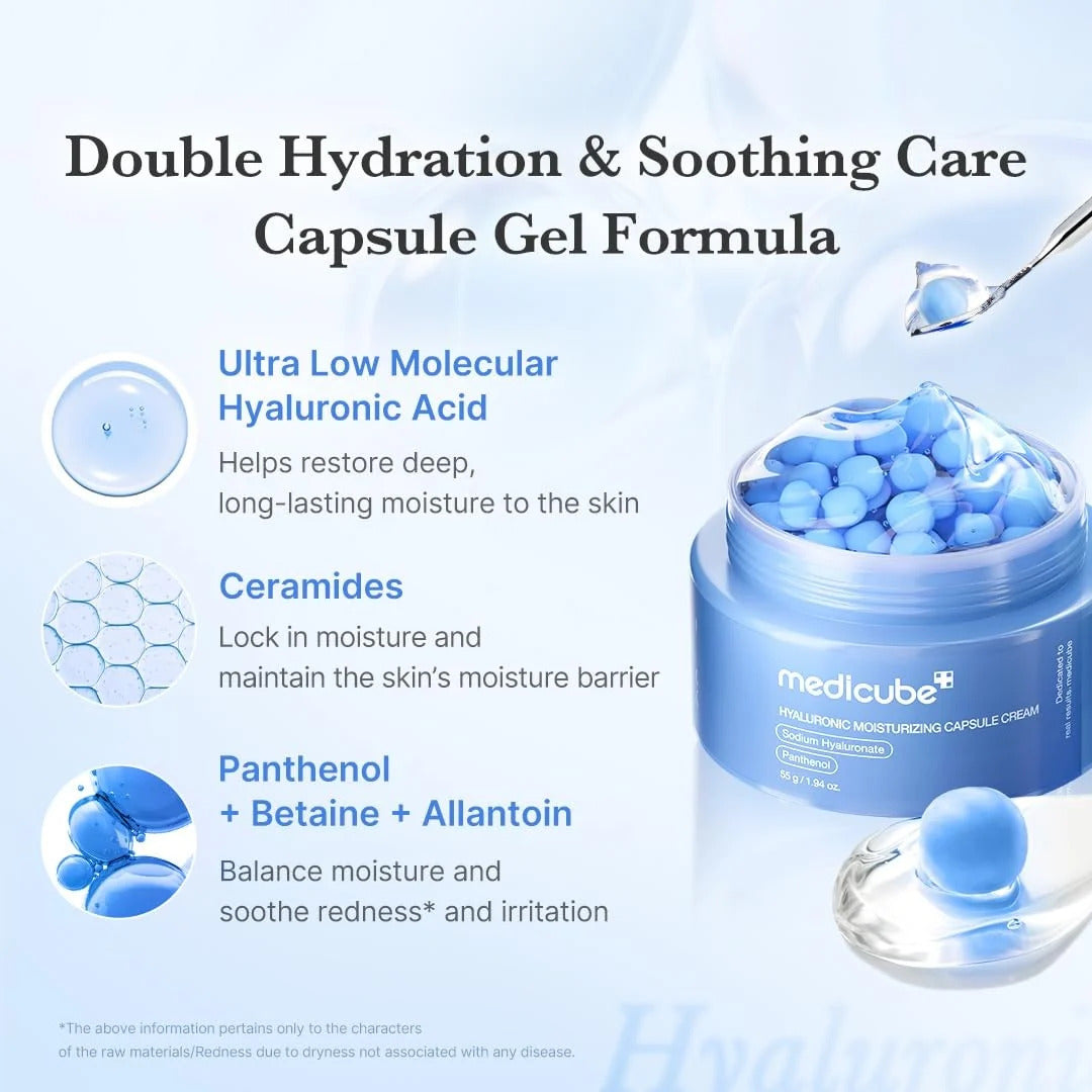 Medicube Hyaluronic Moisturizing Capsule Cream - 55g - gallery image 1