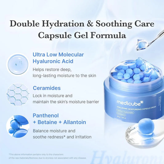 Medicube Hyaluronic Moisturizing Capsule Cream - 55g - gallery image 1
