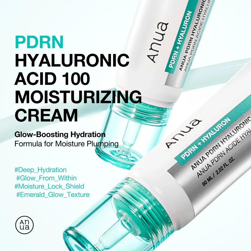 Anua PDRN Hyaluronic Acid 100 Moisturizing Cream - 60ml - gallery image 1