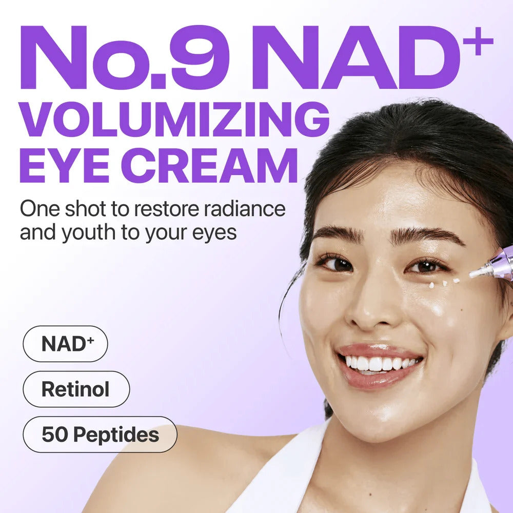 numbuzin No.9 NAD+ Retinol Volumetox Eye Cream - 10ml - gallery image 2