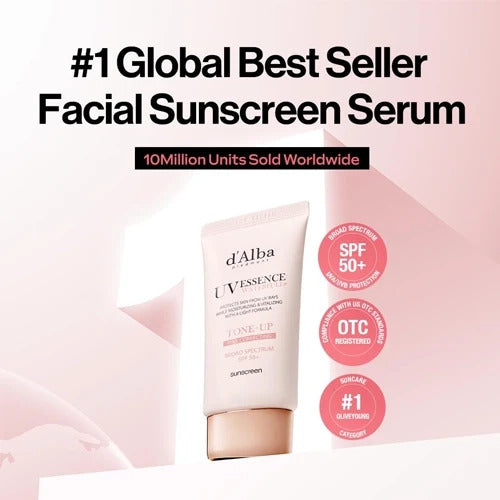 d'Alba Waterfull Tone-Up Sun Cream SPF50+ PA++++ - 50ml - gallery image 1