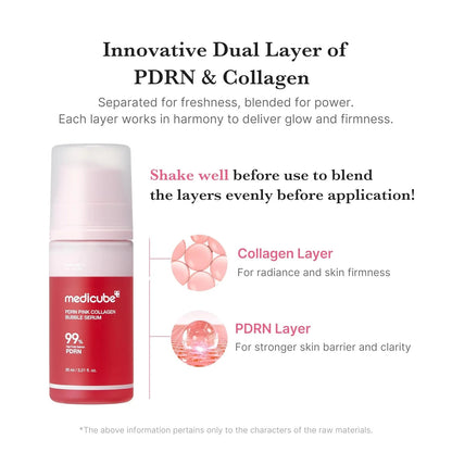 Medicube PDRN Pink Collagen Bubble Serum - 95ml - gallery image 3