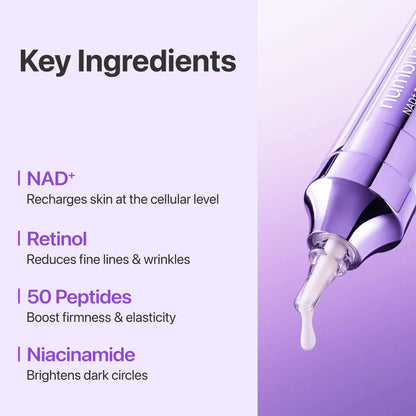 numbuzin No.9 NAD+ Retinol Volumetox Eye Cream - 10ml - gallery image 1