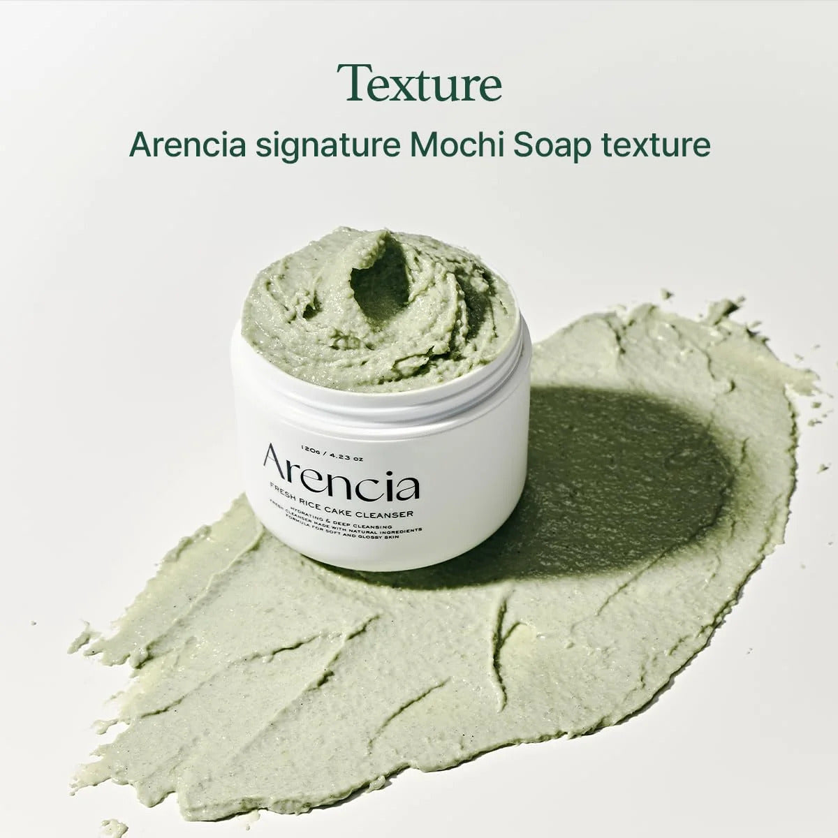 Arencia Fresh Green Rice Mochi Cleanser - 120g - gallery image 3