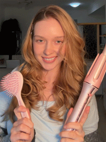 SHEGLAM Haircare Cupid's Charm One-Touch Instant Automatic Curler (32mm) - Baby Pink