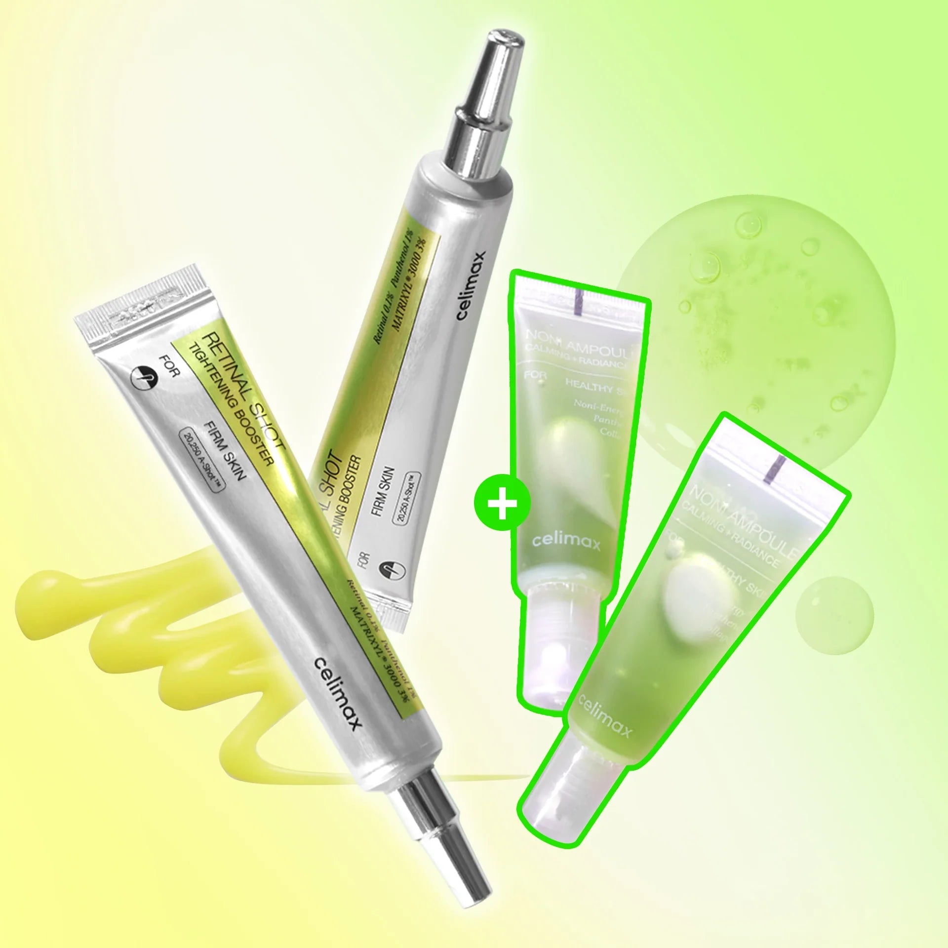 celimax Retinal Booster Super Duo - Full Set Lifestyle