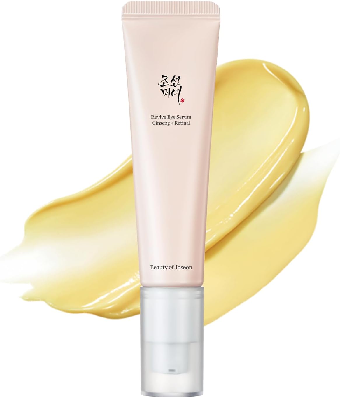 Beauty of Joseon Revive Eye Serum Ginseng + Retinal 30ml - White Background with Swatch