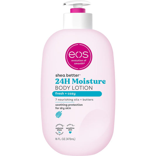 Eos Shea Better 24H Moisture Body Lotion – Fresh + Cozy