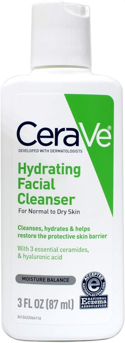 CeraVe Hydrating Facial Cleanser 87ml – 100% Original Imported