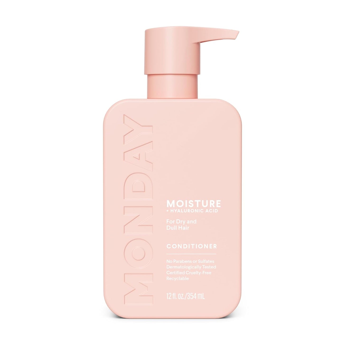 MONDAY Haircare Moisture Conditioner – with Hyaluronic Acid – For Dry & Dull Hair – 12 fl oz (354ml)