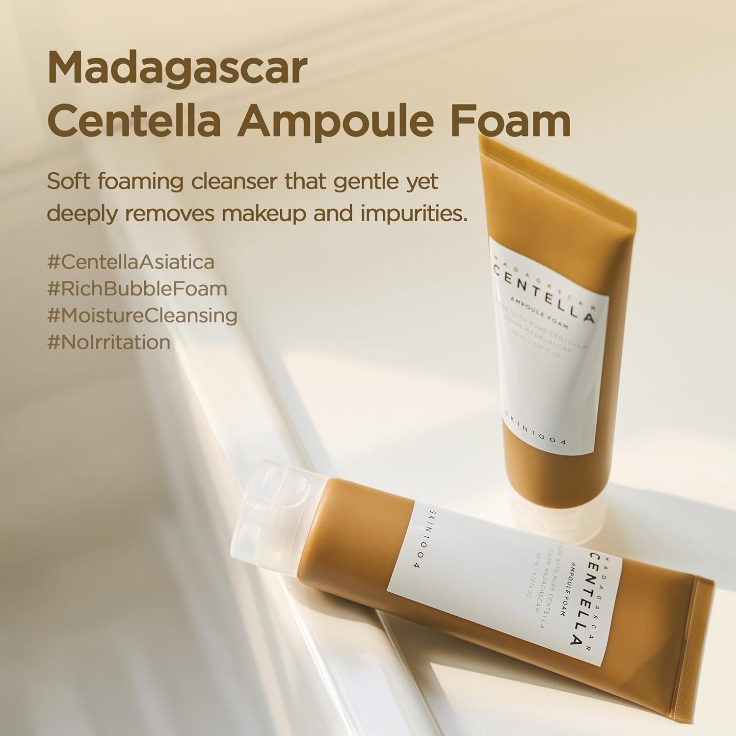 SKIN1004 Centella Ampoule Foam - Soft Foaming Cleanser Lifestyle