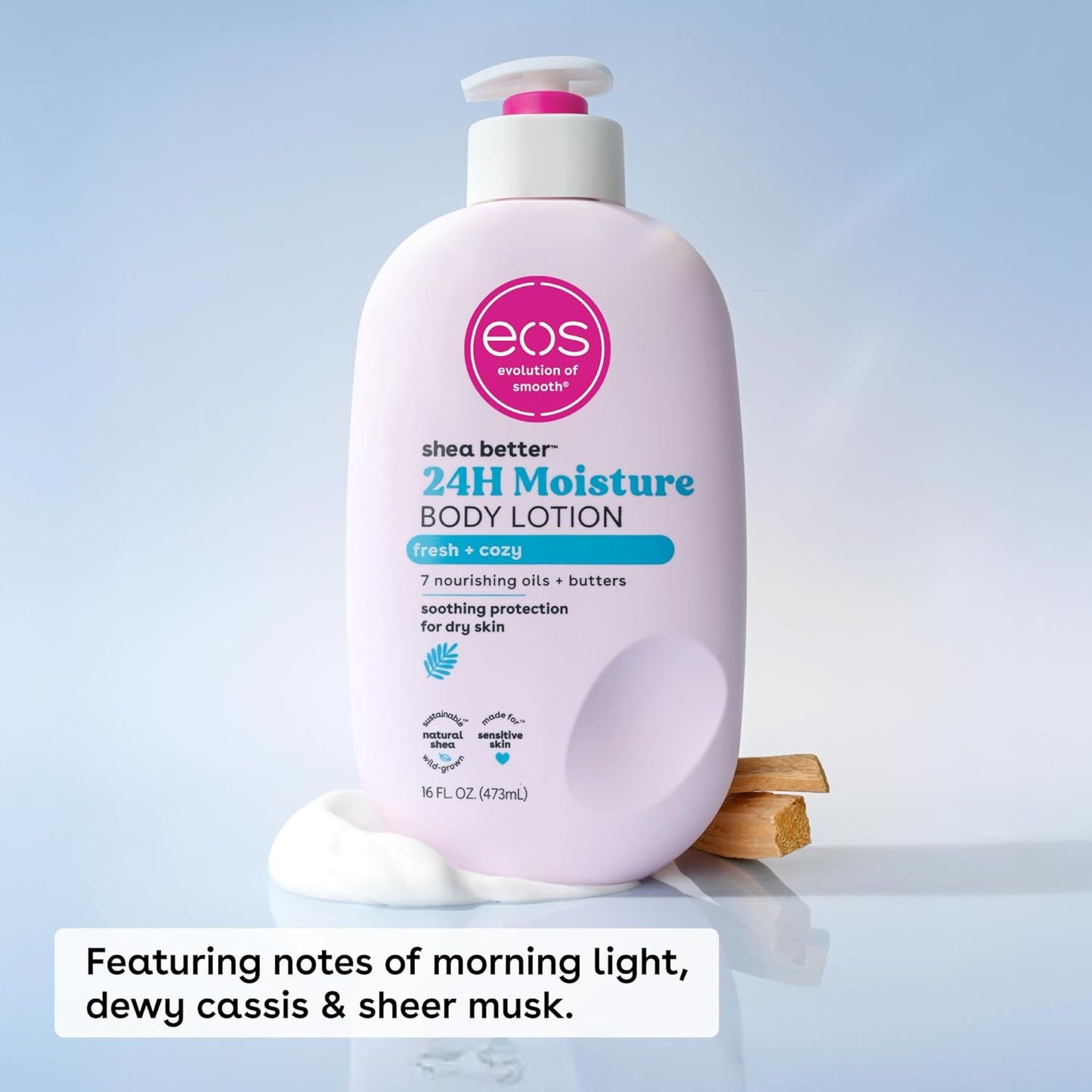 Eos Shea Better 24H Moisture Body Lotion – Fresh + Cozy