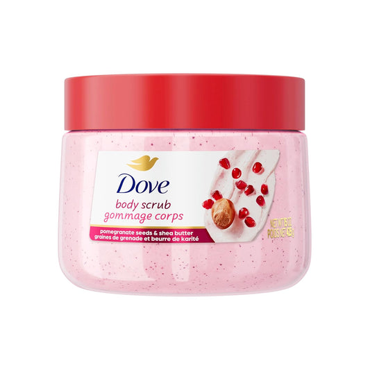 Dove Exfoliating Body Scrub – Pomegranate Seeds & Shea Butter – 15 oz (425g)