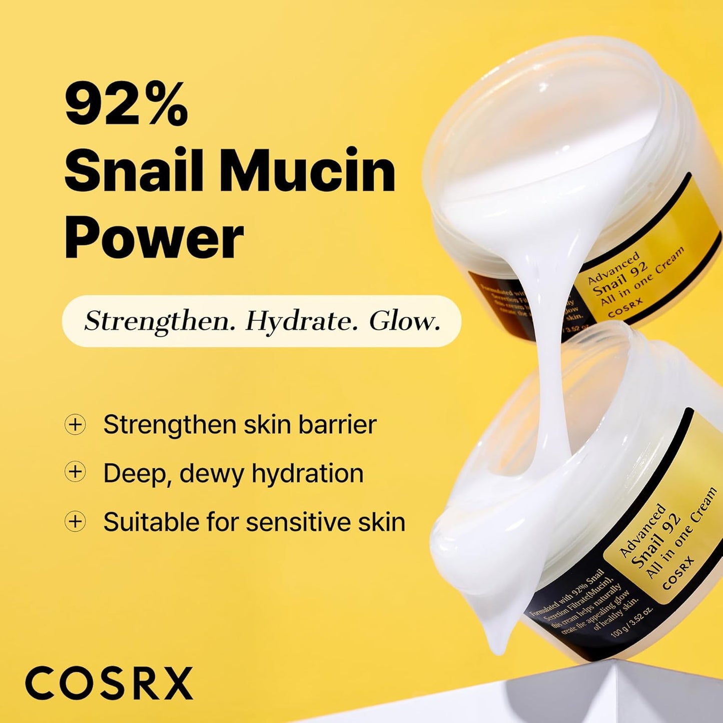 COSRX - Advanced Snail 92 All In One Cream 100gm
