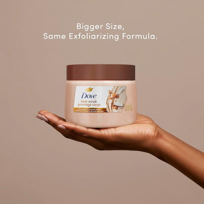 Dove Exfoliating Body Scrub – Brown Sugar & Coconut Butter – Deep Nourishment – 15 oz (425g)