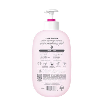Eos Shea Better 24H Moisture Body Lotion – Fresh + Cozy