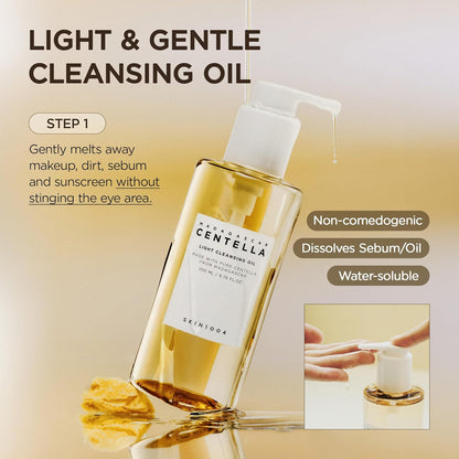 SKIN1004 Centella Light Cleansing Oil - Step 1 Light Gentle Non-Comedogenic