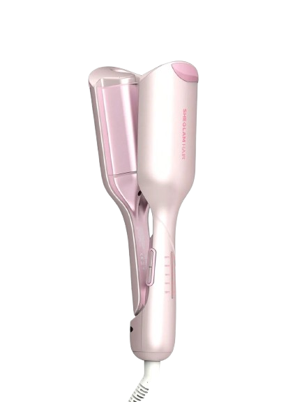SHEGLAM Cupid's Charm Beach Babe Hair Waver - 25mm (UK Plug) | Deep Wave Crimper