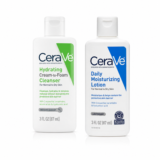 CeraVe Cream-to-Foam Hydration Duo