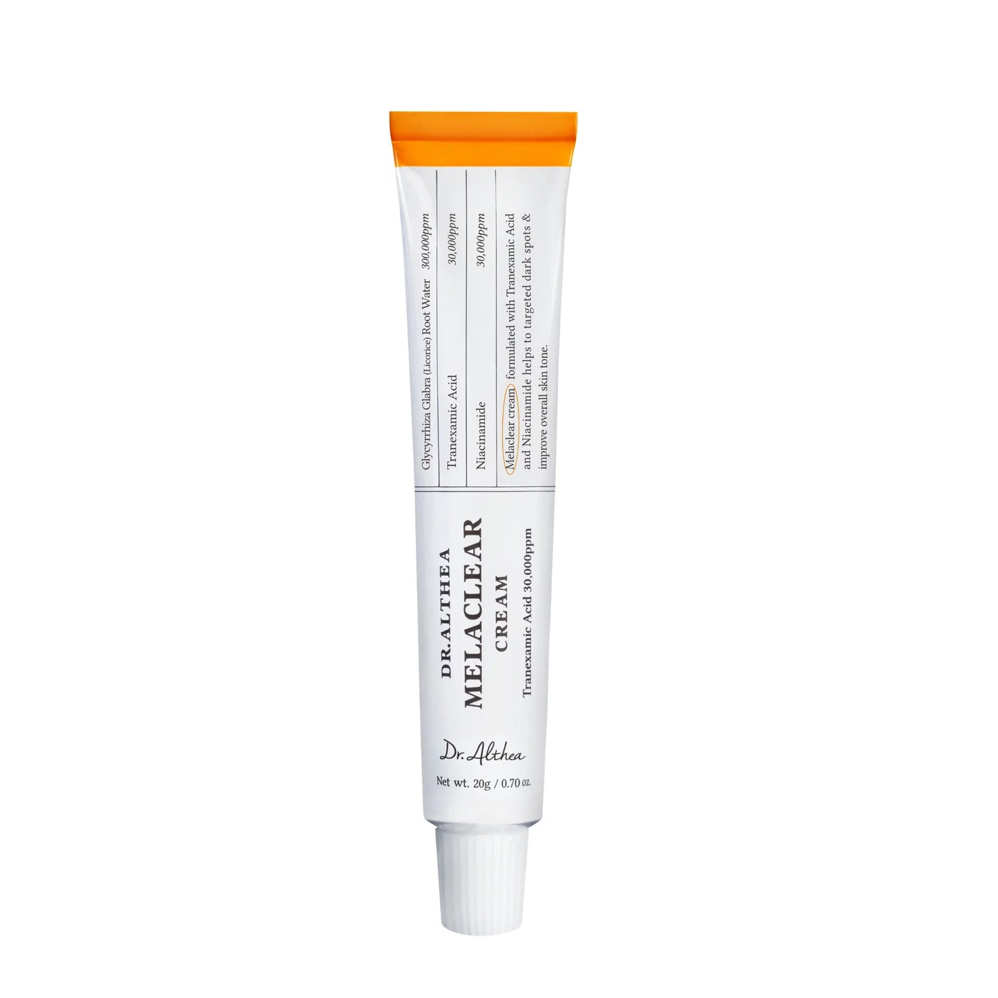 Dr. Althea MelaClear Cream 20g - White Background