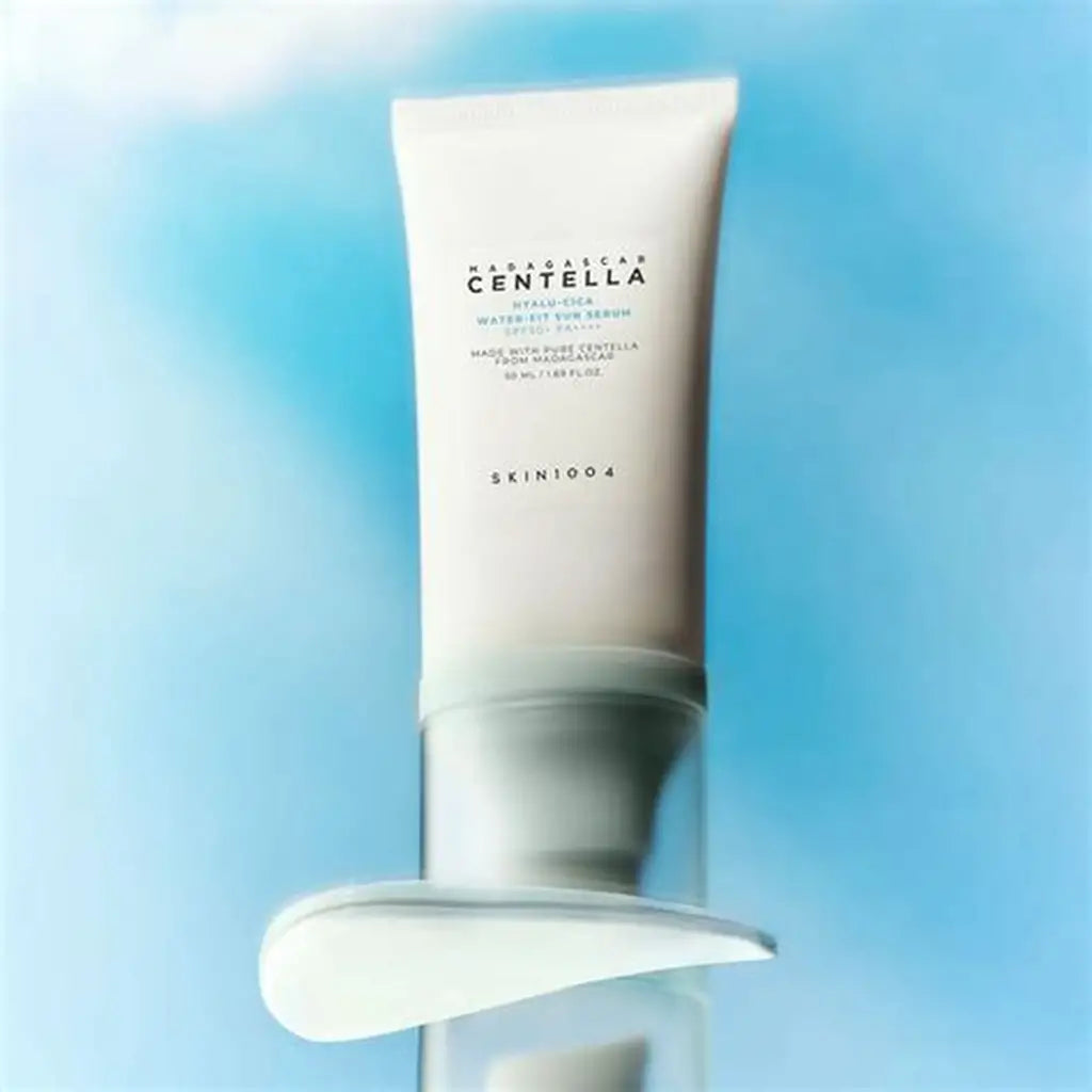 SKIN1004 Centella Hyalu-Cica Sun Serum - Lightweight Serum Swatch Lifestyle