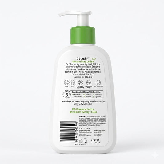 Cetaphil Moisturising Lotion 236ml – 100% Original Imported