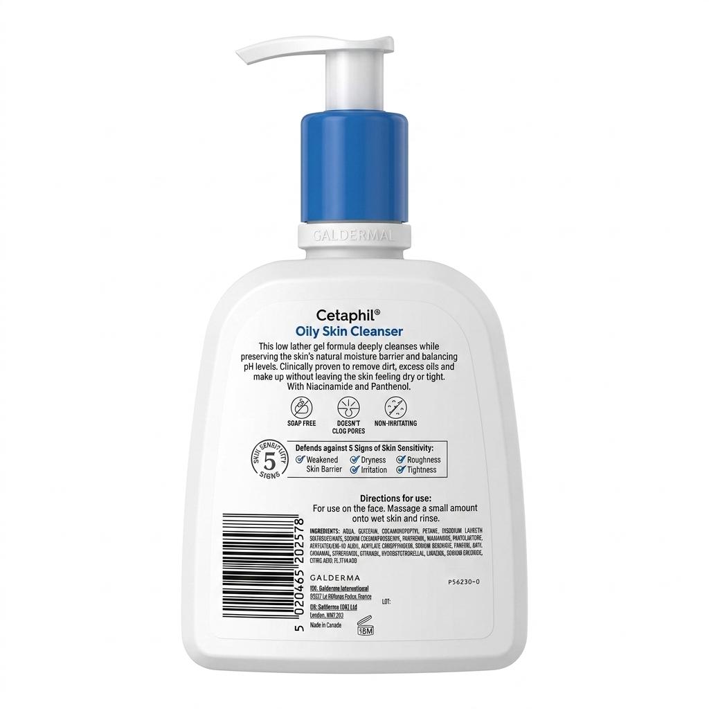 Cetaphil Oily Skin Cleanser 236ml – 100% Original Imported
