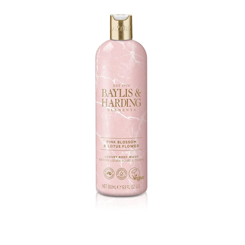 Baylis & Harding Pink Blossom &amp; Lotus Flower Luxury Body Wash (500ml)