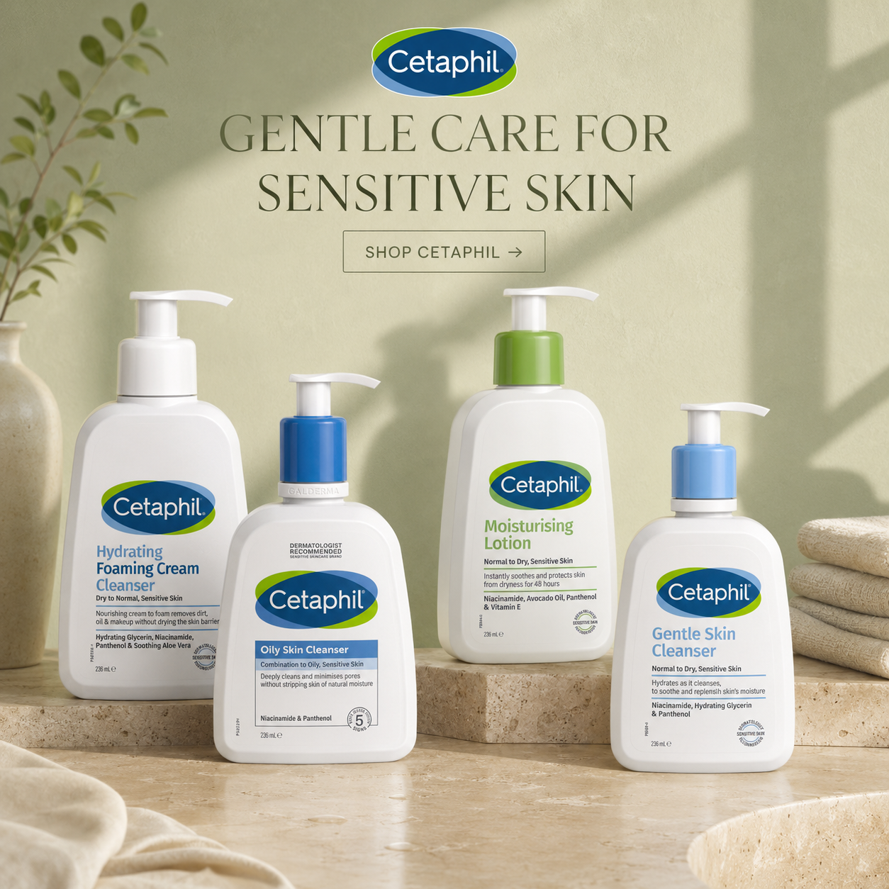 Cetaphil campaign poster