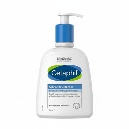 Cetaphil Oily Skin Cleanser 236ml on pure white background – main product image