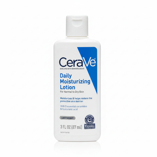 CeraVe Daily Moisturizing Lotion 87ml on pure white background – main product image