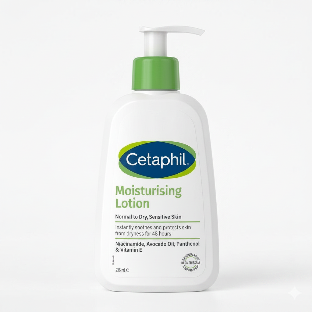Cetaphil Moisturising Lotion 236ml on pure white background – main product image