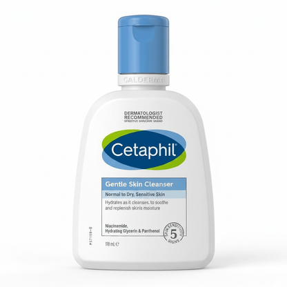 Cetaphil Gentle Skin Cleanser 118ml on pure white background – main product image