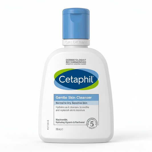 Cetaphil Gentle Skin Cleanser 118ml on pure white background – main product image