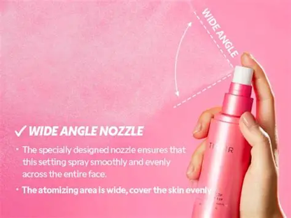 TIRTIR Setting Spray - Wide Angle Nozzle Feature
