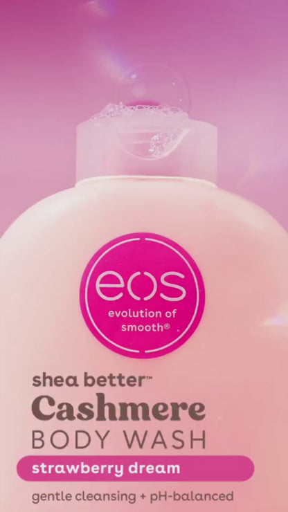 Eos Shea Better 24H Moisture Body Lotion – Strawberry Dream – Soothing Protection for Dry & Sensitive Skin – 16 fl oz (473ml)