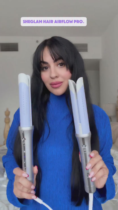 SHEGLAM Hair One-Touch Airflow Styler Pro – 32mm Auto-Rotating Hair Curler