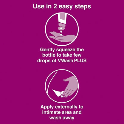 VWash Plus Expert Intimate Hygiene Wash – 350ml