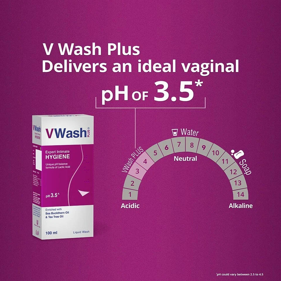 VWash Plus Expert Intimate Hygiene Wash – 350ml